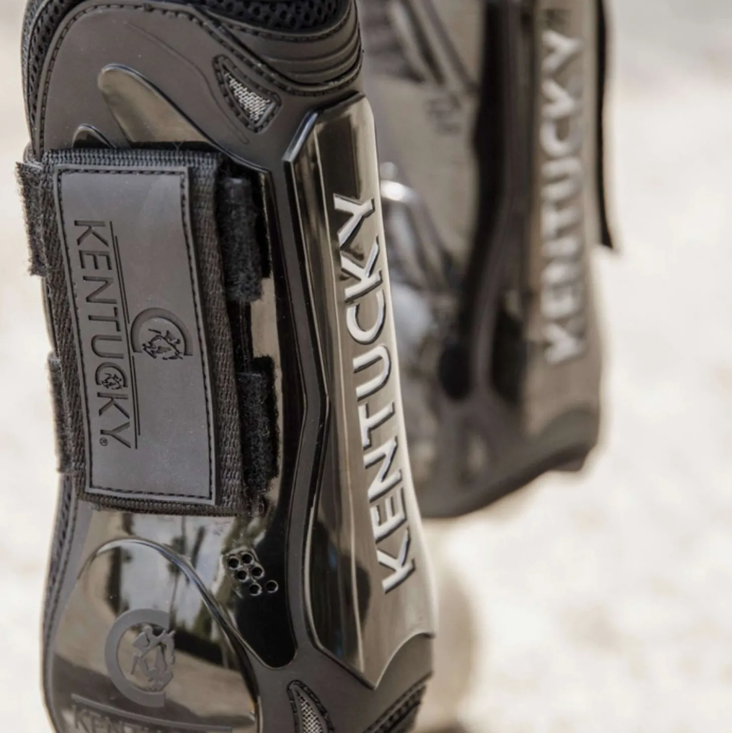 Kentucky Peesbeschermers Velcro Zwart