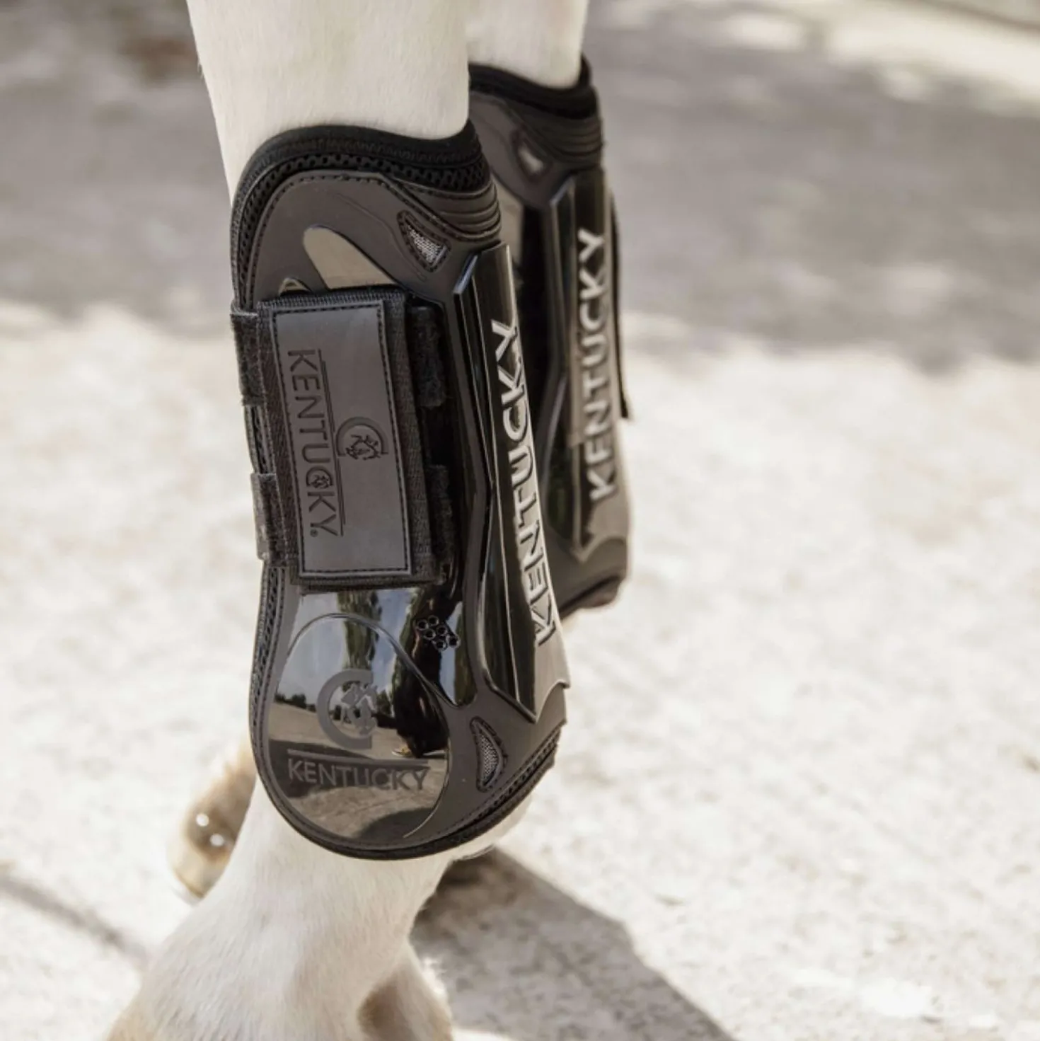 Kentucky Peesbeschermers Velcro Zwart