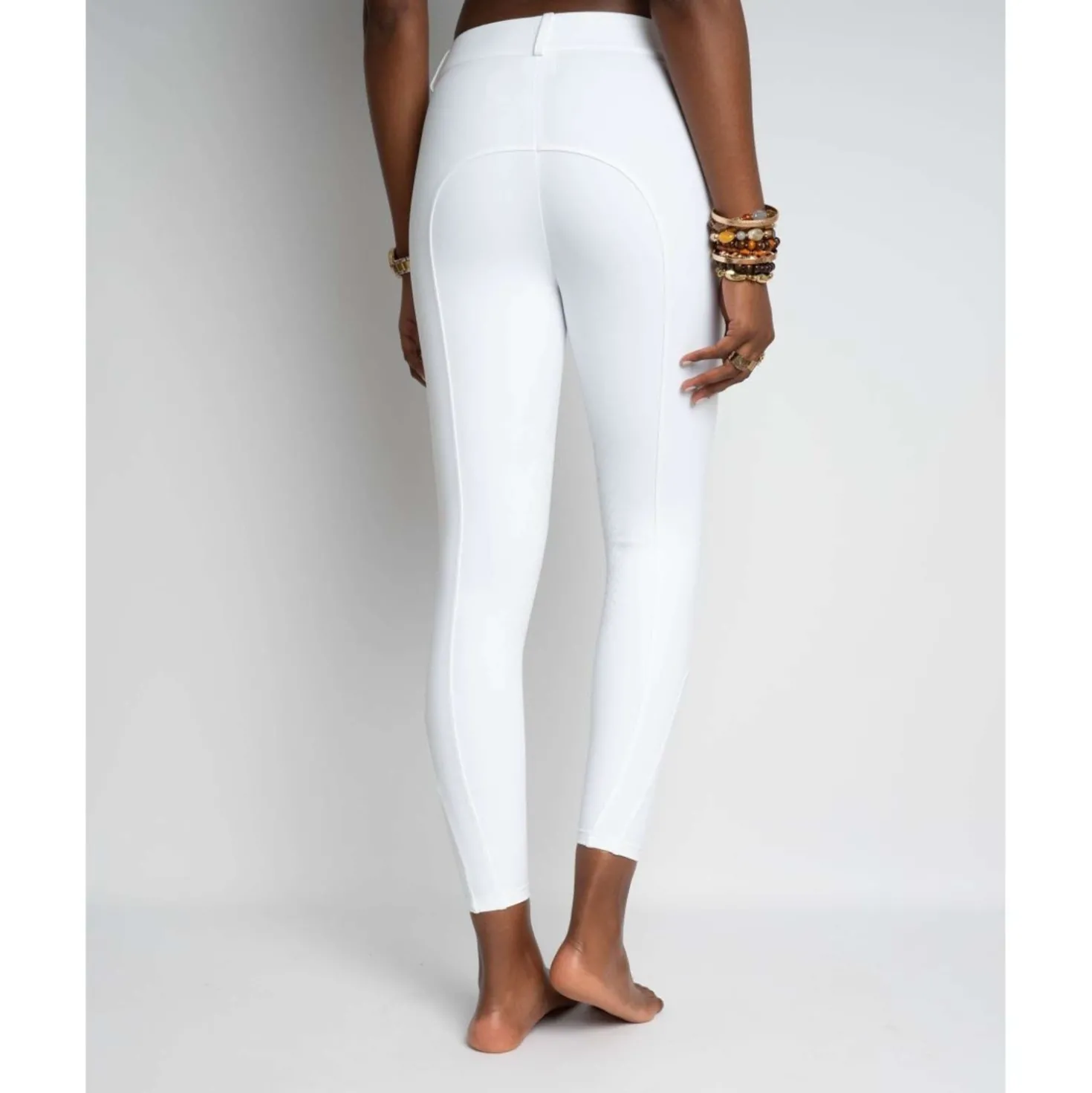 Kentucky Rijbroek Miami Knee Grip Dames Wit