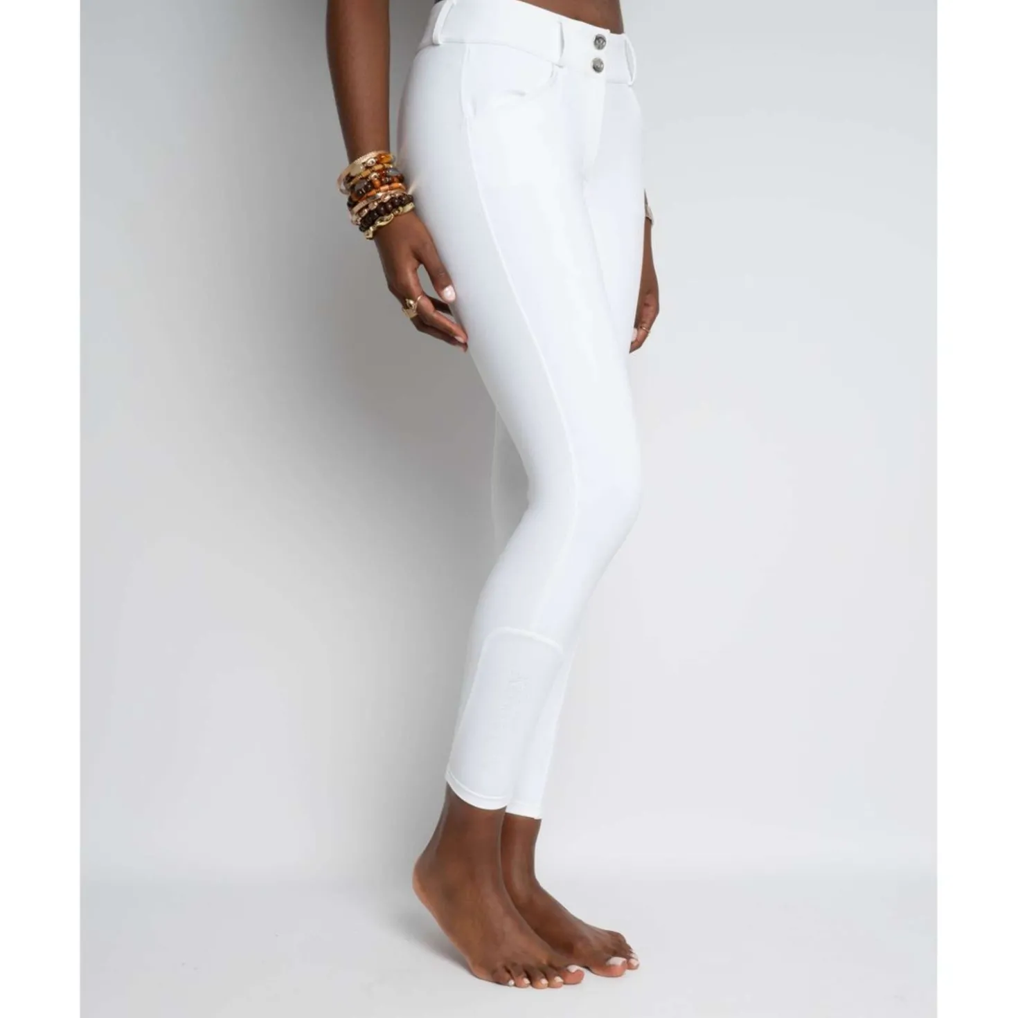 Kentucky Rijbroek Miami Knee Grip Dames Wit