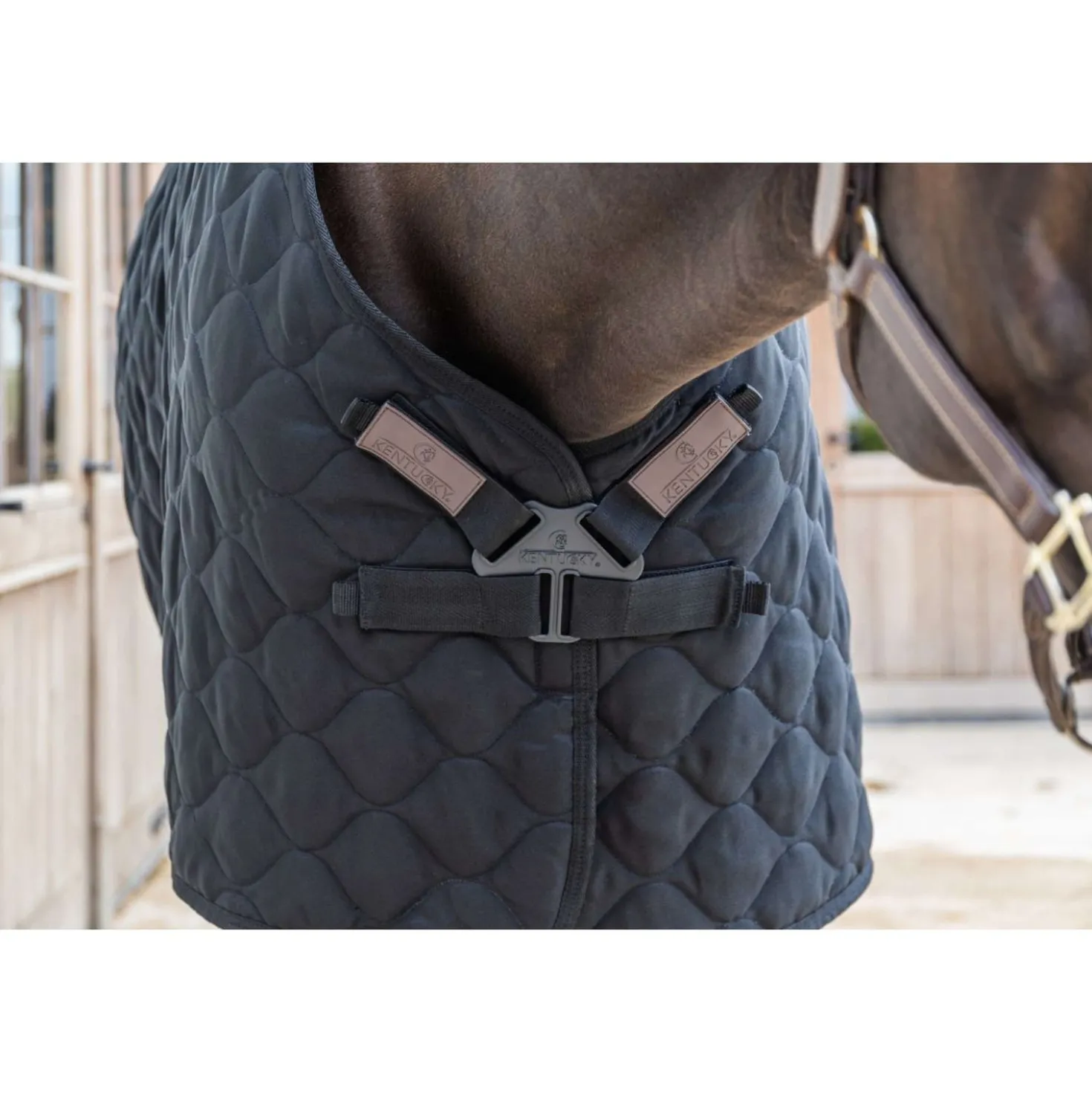 Kentucky Staldeken Comfort 200g Zwart