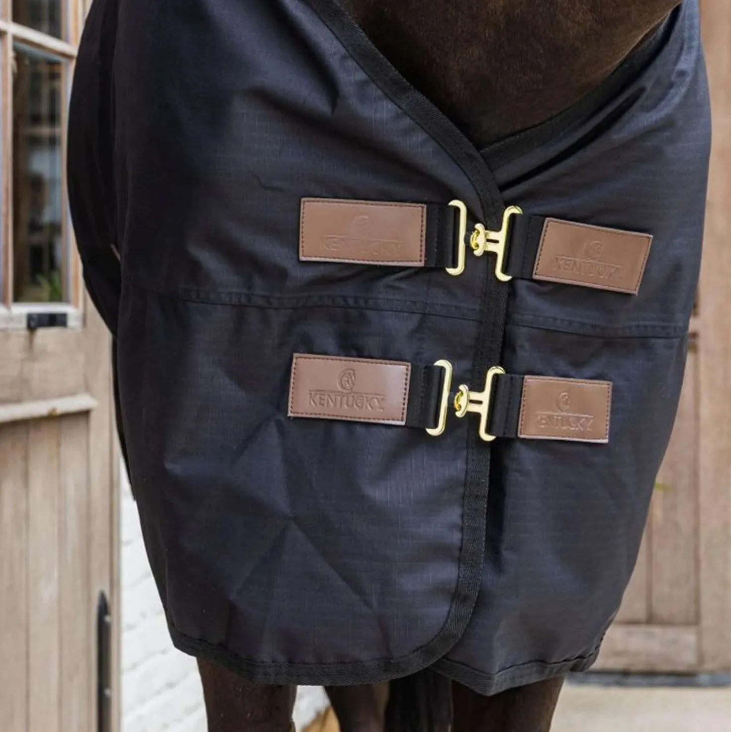 Kentucky Turnout Rug All Weather Waterproof Classic 0g Zwart