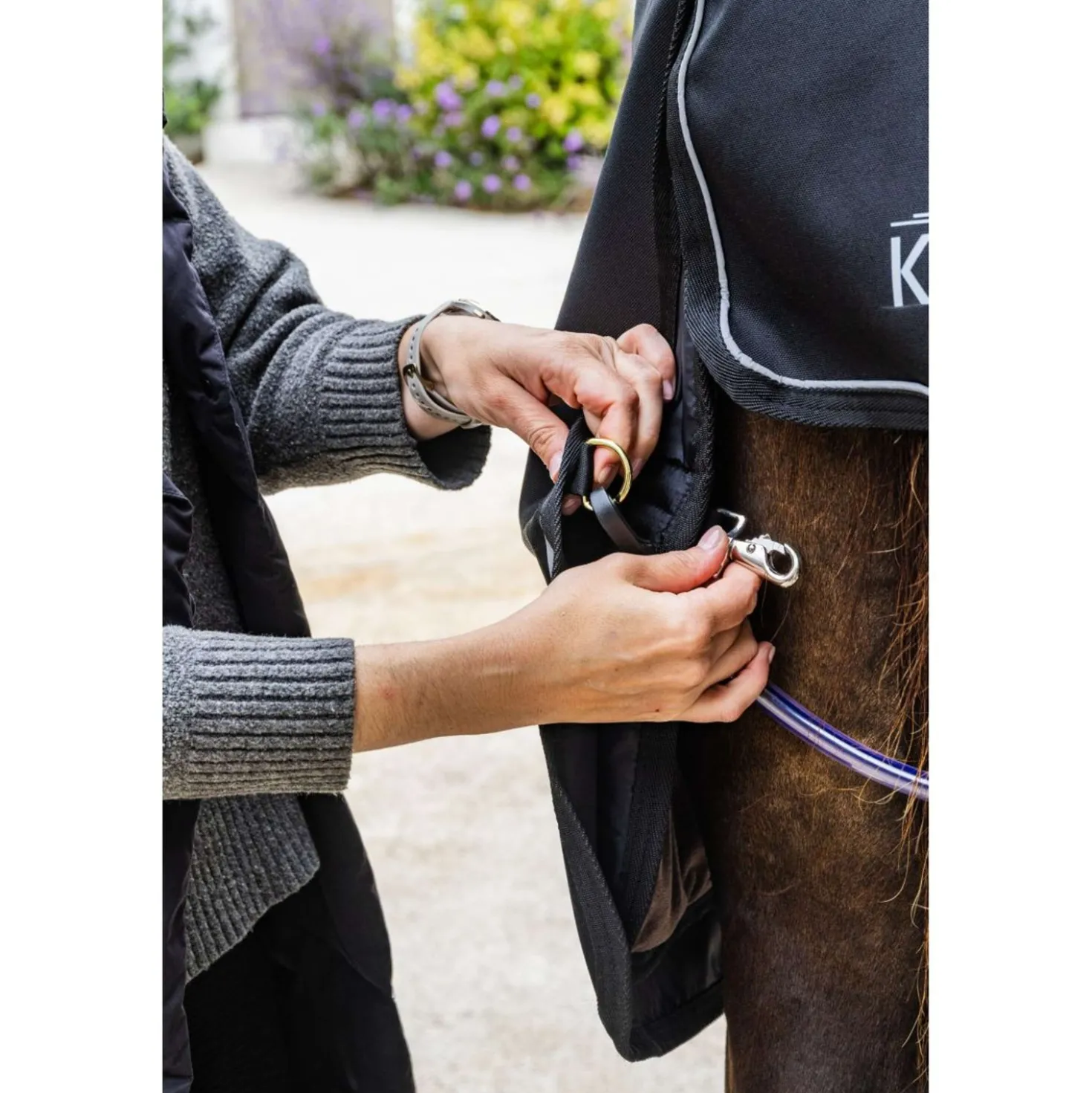 Kentucky Turnout Rug All Weather Comfort Waterproof 100g Zwart