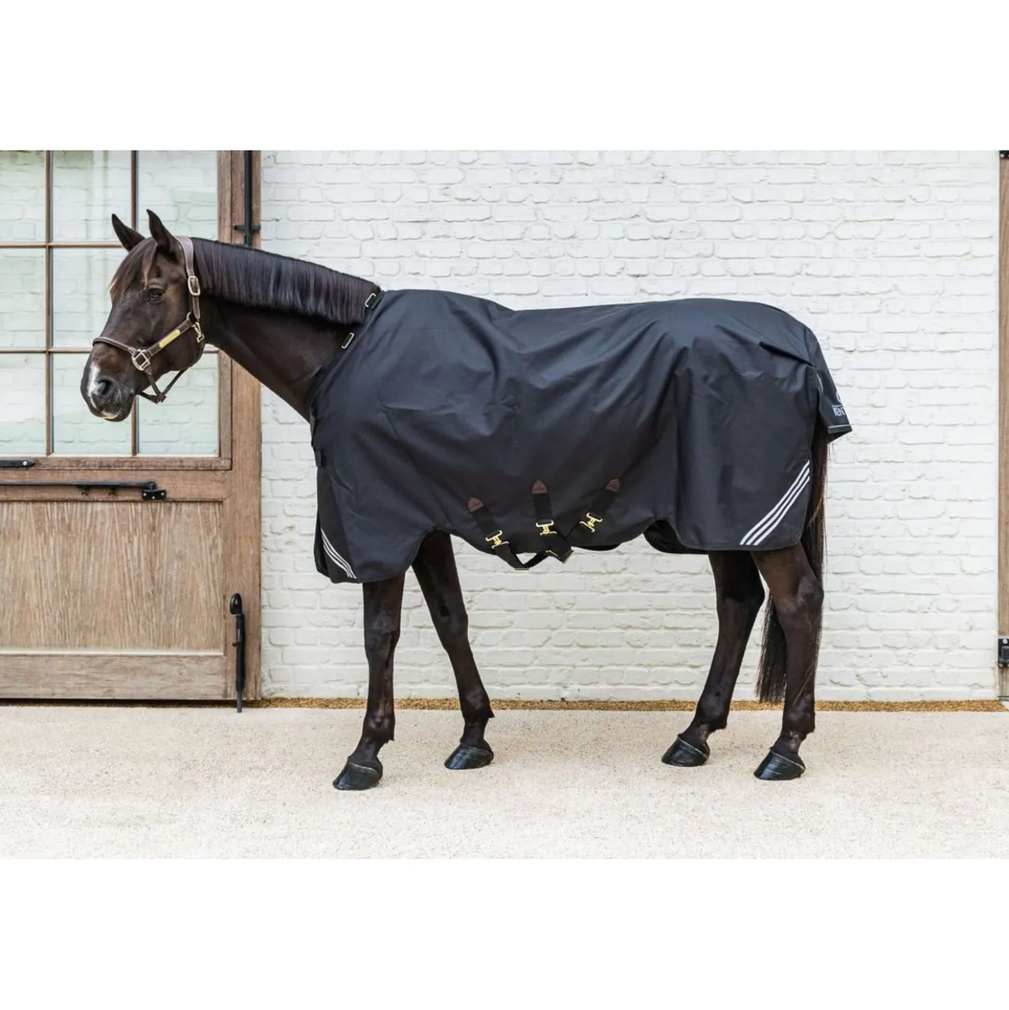 Kentucky Turnout Rug All Weather Comfort Waterproof 100g Zwart