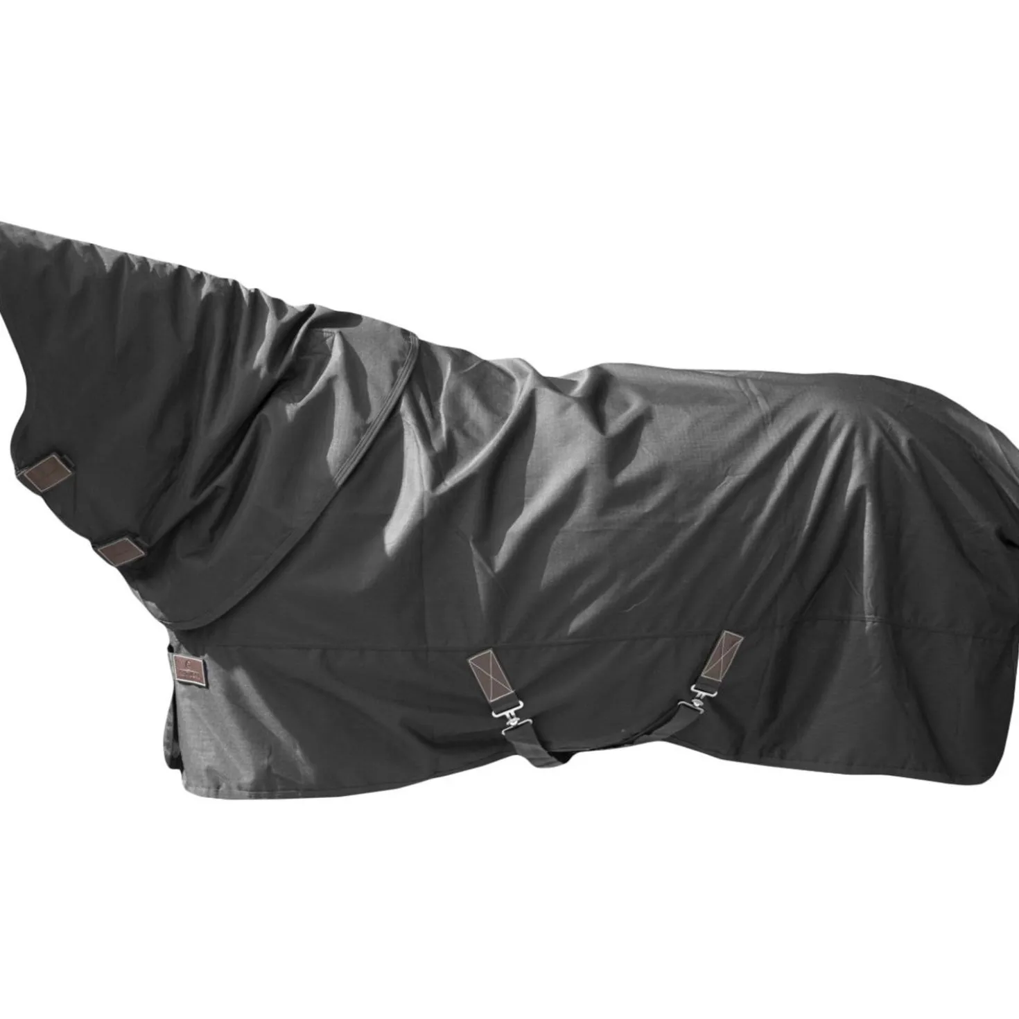 Kentucky Turnout Rug All Weather Quick Dry Fleece with Neck 0g Zwart