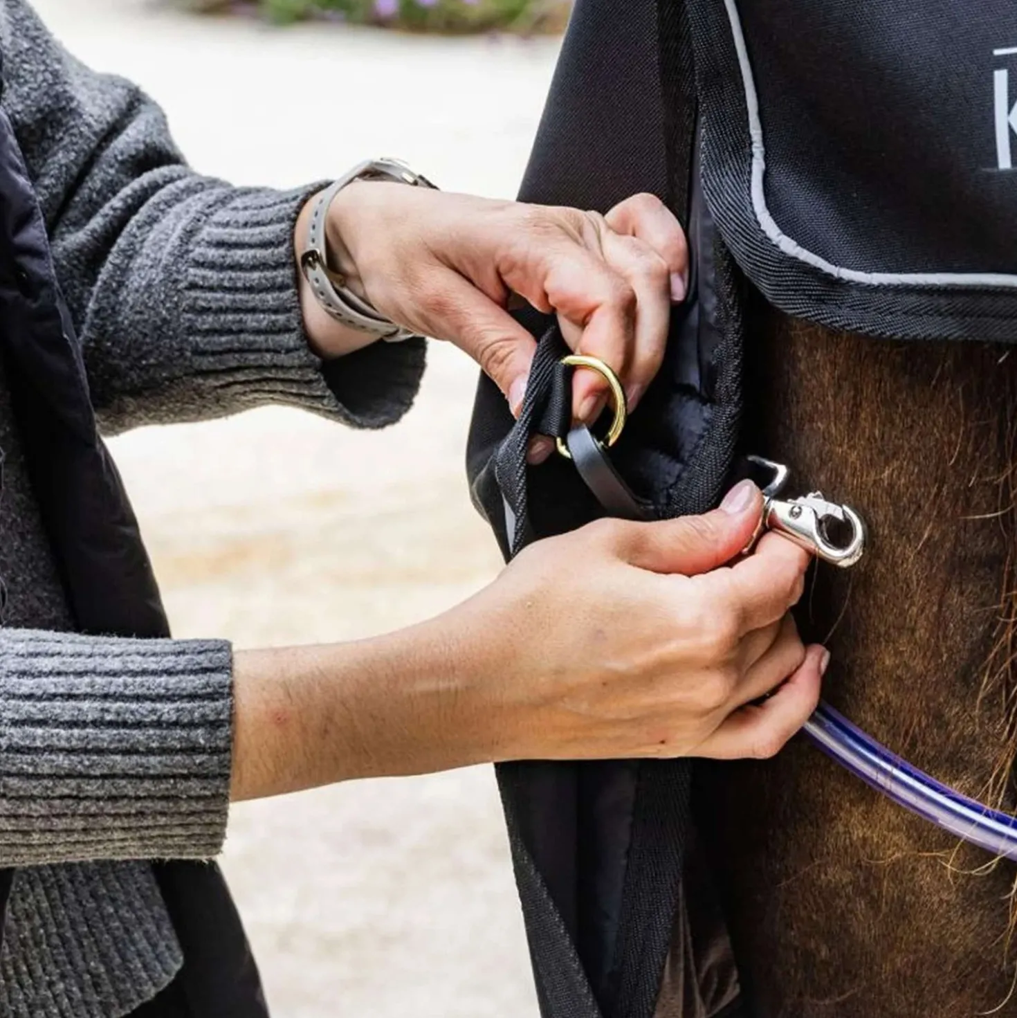 Kentucky Turnout Rug All Weather Comfort Waterproof 300g Zwart