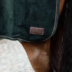 Kentucky Uitrijdeken Vierkant Heavy Fleece Groen