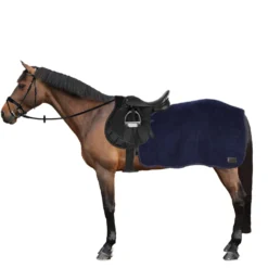 Kentucky Uitrijdeken Vierkant Heavy Fleece Navy