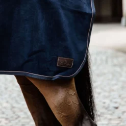 Kentucky Uitrijdeken Vierkant Heavy Fleece Navy