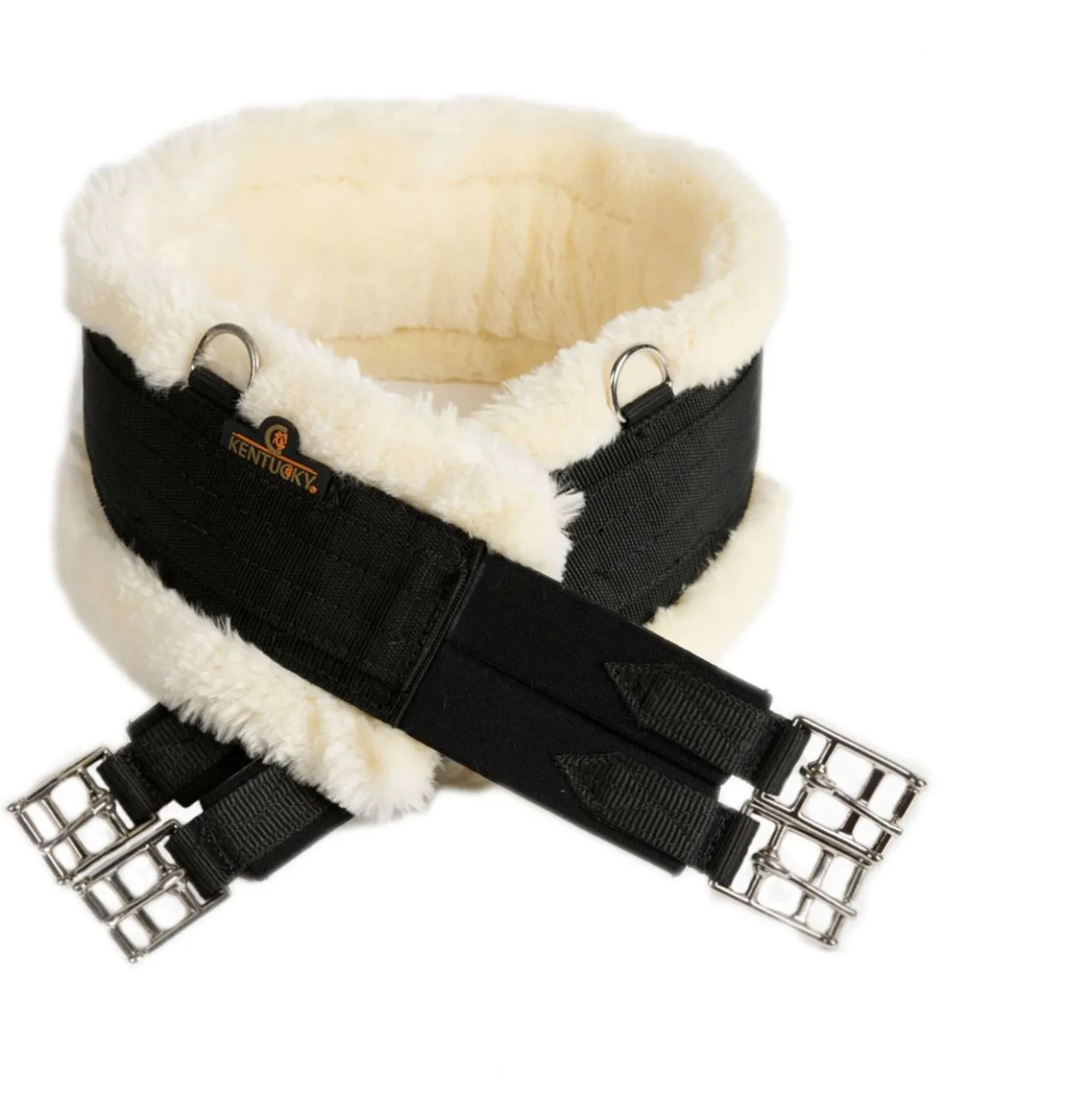 Kentucky Veelzijdigheidssingel Sheepskin Zwart/Naturel
