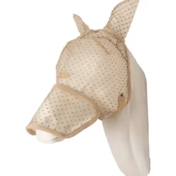 Kentucky Vliegenmasker Heart met Oren en Neus Beige