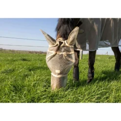 Kentucky Vliegenmasker Heart met Oren en Neus Beige