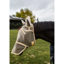 Kentucky Vliegenmasker Heart met Oren en Neus Beige