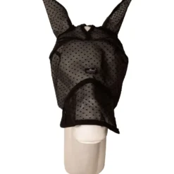 Kentucky Vliegenmasker Heart met Oren en Neus Zwart
