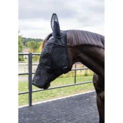 Kentucky Vliegenmasker Heart met Oren en Neus Zwart