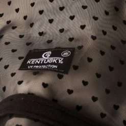 Kentucky Vliegenmasker Heart met Oren en Neus Zwart