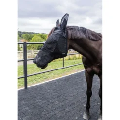 Kentucky Vliegenmasker Heart met Oren en Neus Zwart