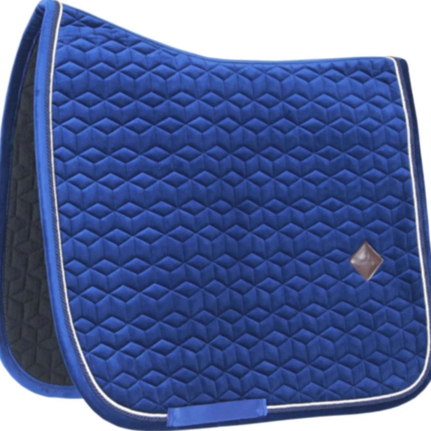 Kentucky Zadeldekje Basic Velvet Dressuur Navy
