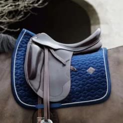 Kentucky Zadeldekje Basic Velvet Dressuur Navy