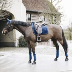 Kentucky Zadeldekje Basic Velvet Dressuur Navy