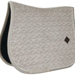 Kentucky Zadeldekje Basic Velvet Springen Beige