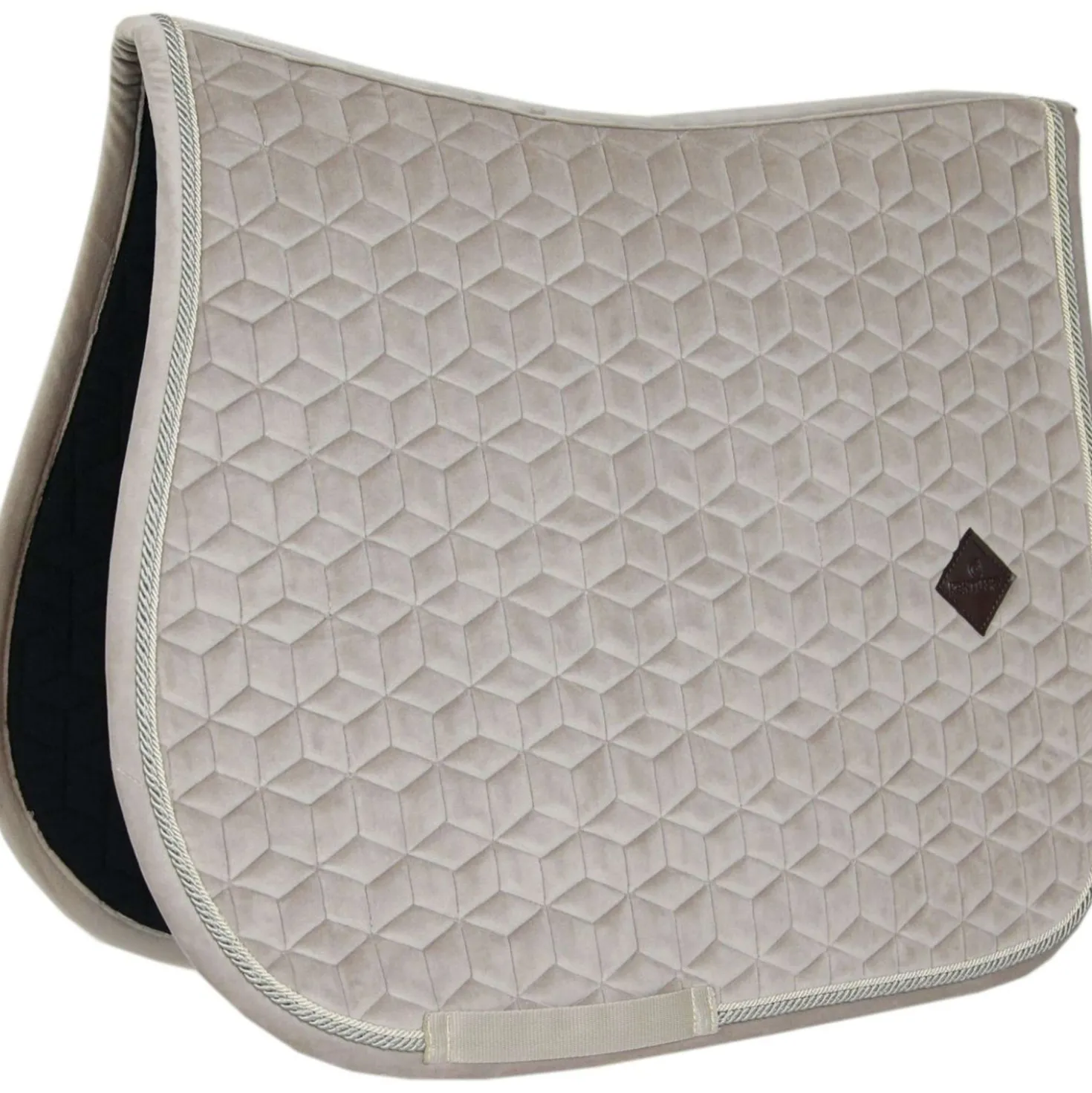 Kentucky Zadeldekje Basic Velvet Springen Beige
