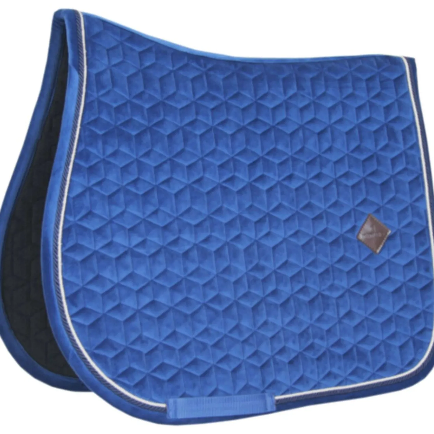 Kentucky Zadeldekje Basic Velvet Springen Navy