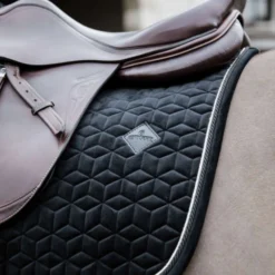 Kentucky Zadeldekje Basic Velvet Springen Zwart
