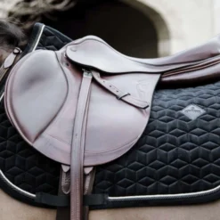 Kentucky Zadeldekje Basic Velvet Springen Zwart