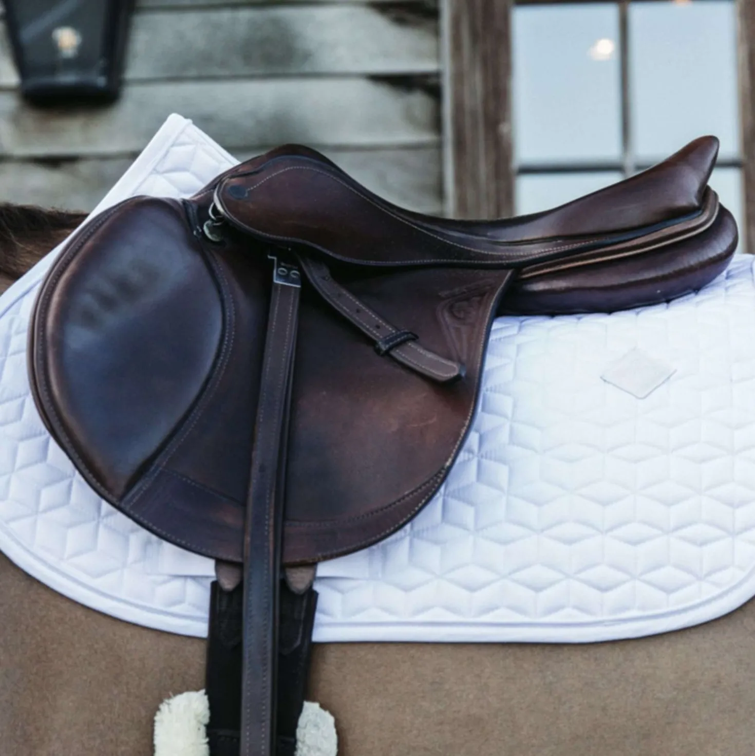Kentucky Zadeldekje Classic Springen Wit