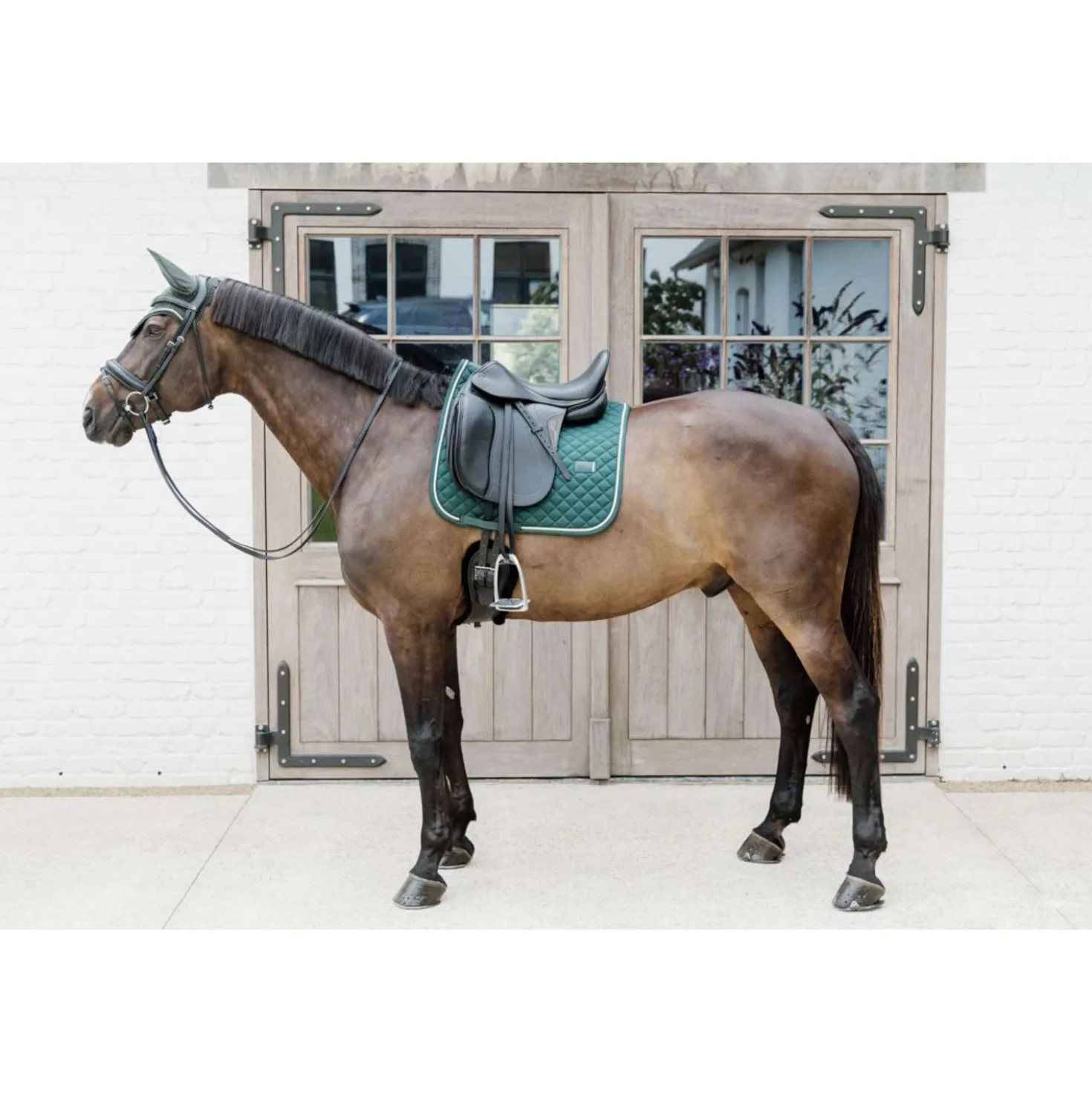 Kentucky Zadeldekje Diamond Rope Dressuur Pine Green