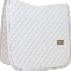 Kentucky Zadeldekje Diamond Rope Dressuur Wit