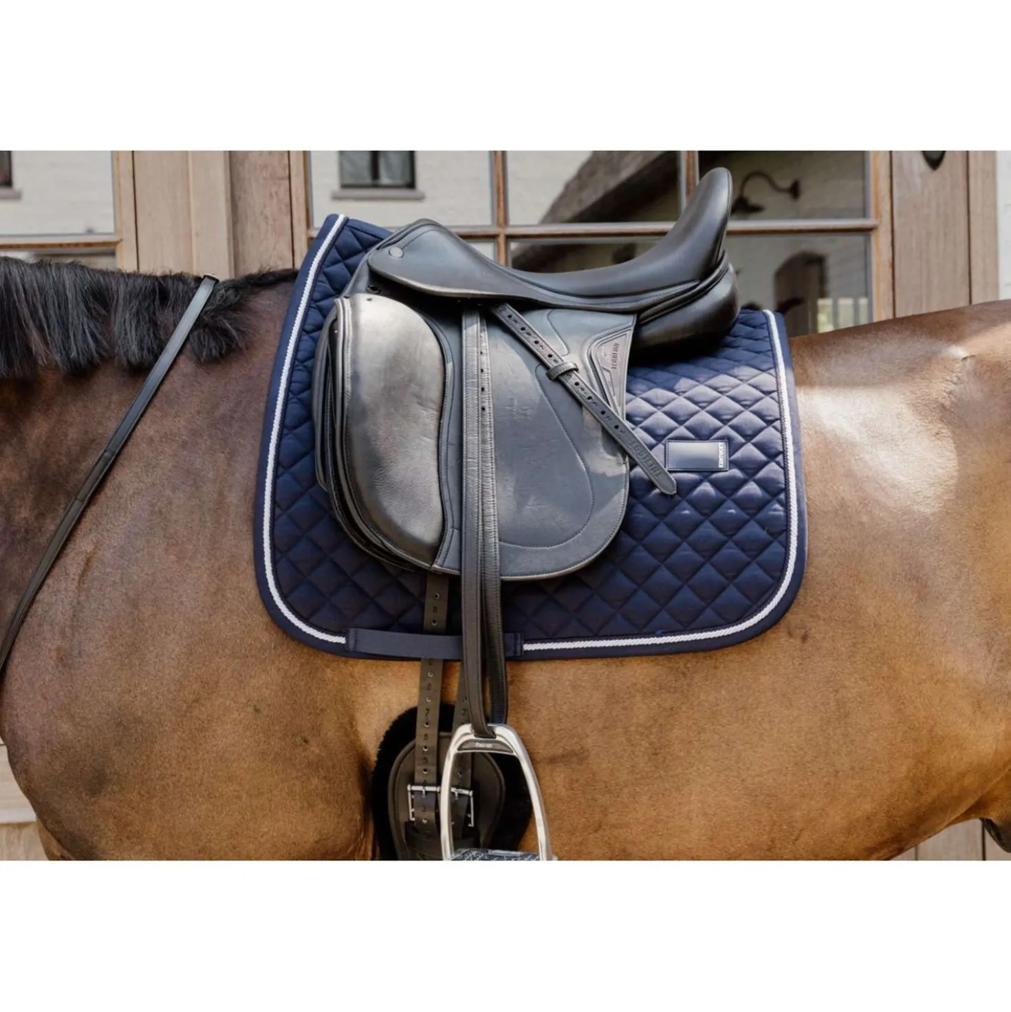 Kentucky Zadeldekje Diamond Rope Dressuur Navy