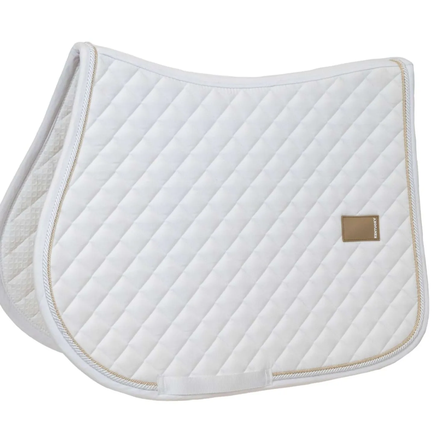 Kentucky Zadeldekje Diamond Rope Springen Wit