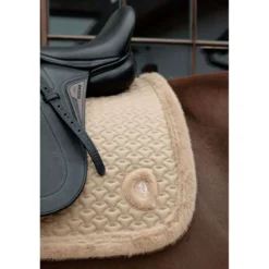 Kentucky Zadeldekje Fake Fur Onion Quilt Dressuur Beige
