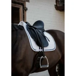 Kentucky Zadeldekje Glitter Rope Dressuur Wit/Zwart