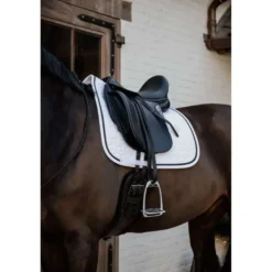 Kentucky Zadeldekje Glitter Rope Dressuur Wit/Zwart