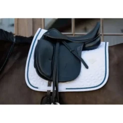 Kentucky Zadeldekje Glitter Rope Dressuur Wit/Navy