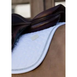 Kentucky Zadeldekje Glitter Rope Springen Wit/Wit