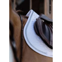Kentucky Zadeldekje Glitter Rope Springen Wit/Wit