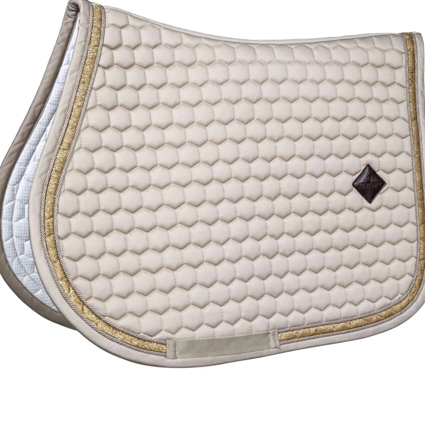 Kentucky Zadeldekje Glitter Beige