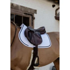 Kentucky Zadeldekje Glitter Rope Springen Wit/Zwart