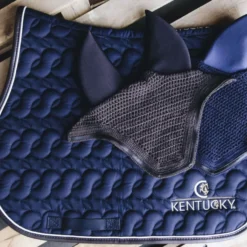 Kentucky Zadeldekje Navy/White/Brown