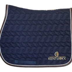 Kentucky Zadeldekje Navy/White/Brown