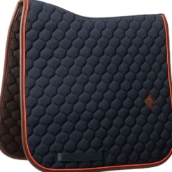 Kentucky Zadeldekje Onion Quilt Leather Neon Dressuur Navy