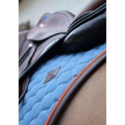 Kentucky Zadeldekje Onion Quilt Leather Neon Springen Blauw