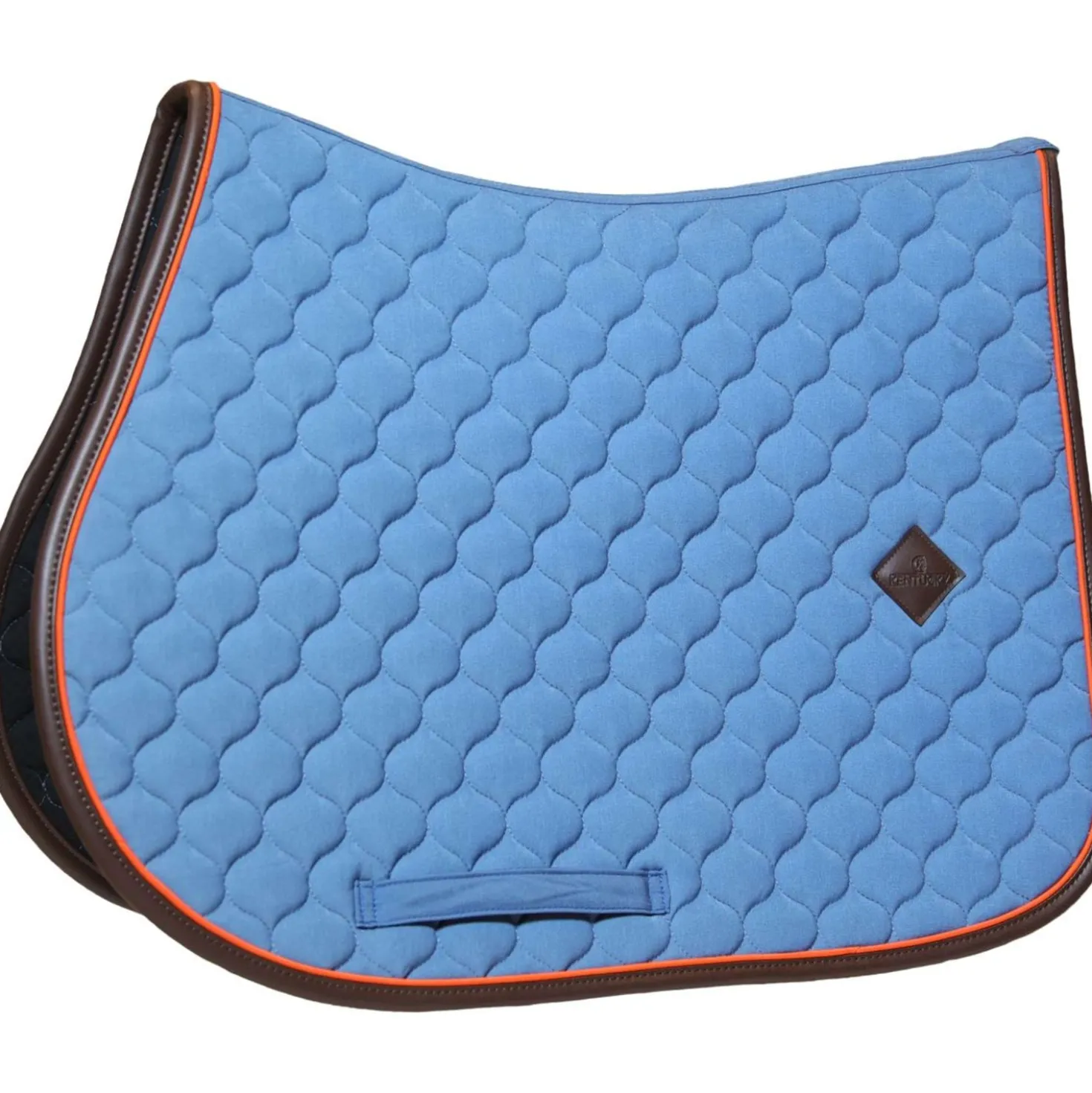 Kentucky Zadeldekje Onion Quilt Leather Neon Springen Blauw