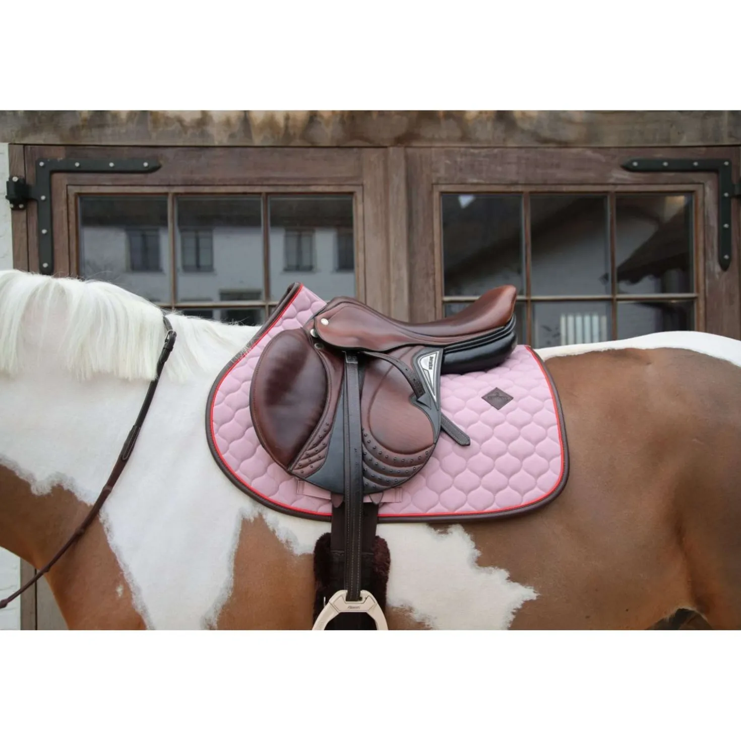 Kentucky Zadeldekje Onion Quilt Leather Neon Springen Lavender