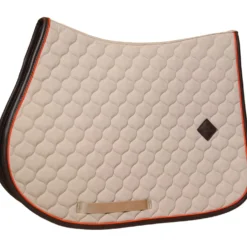 Kentucky Zadeldekje Onion Quilt Leather Neon Springen Beige