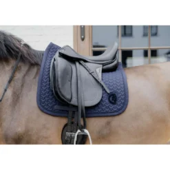 Kentucky Zadeldekje Plaited 3D Logo Dressuur Navy